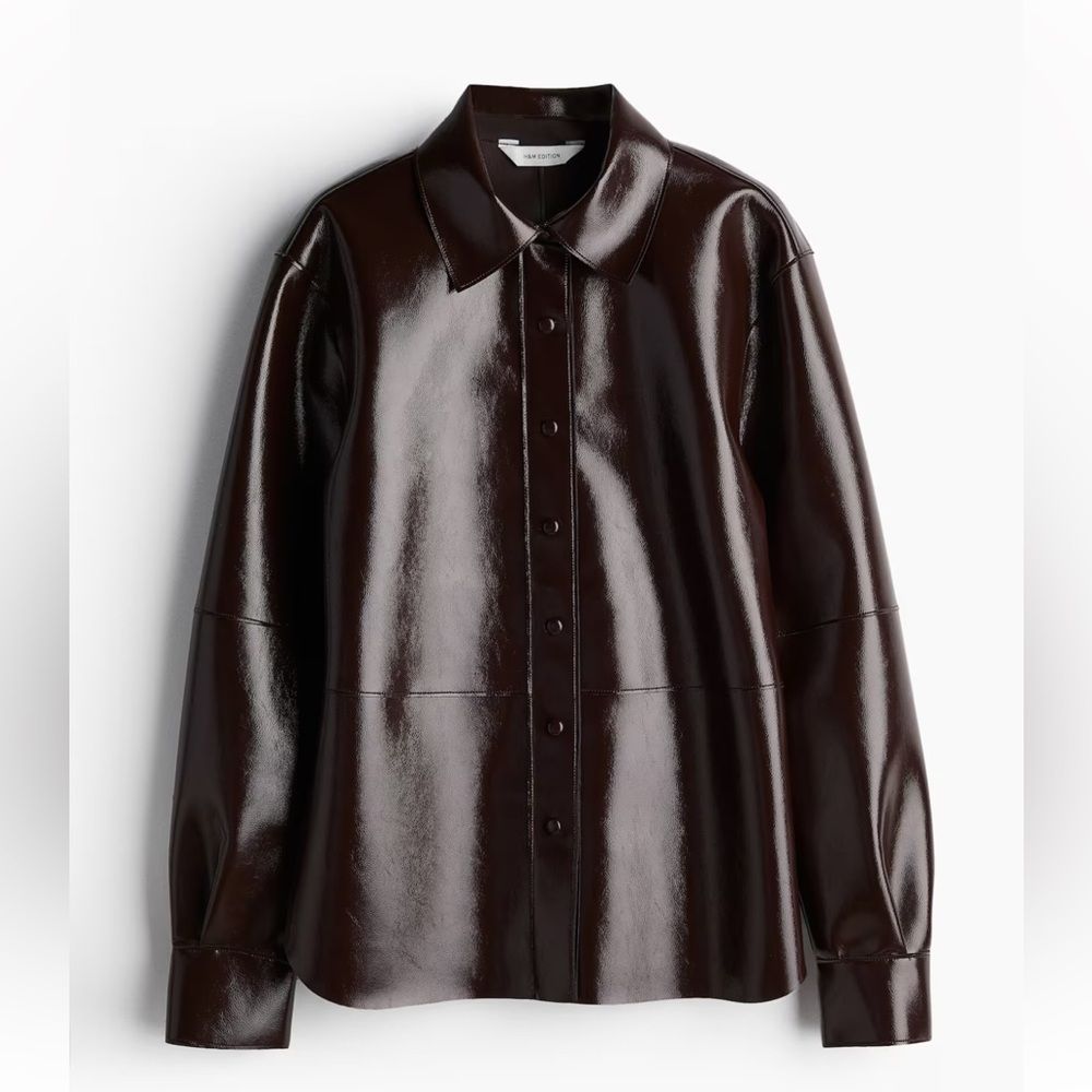 Burgundy Coated Shirt